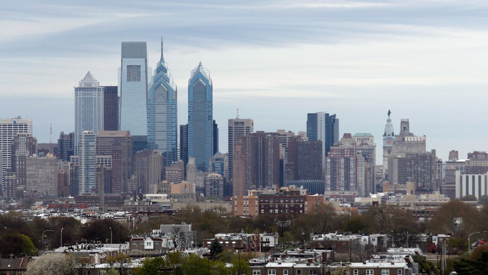 A view of the Philadelphia city skyline on April 25, 2014 in Philadelphia, Penn. (Bruce Bennett/Getty)