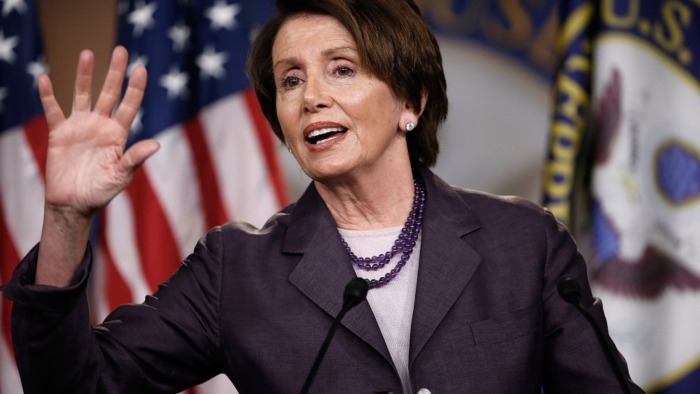 House Minority leader Rep. Nancy Pelosi (D-CA) during a press conference May 9, 2014 in Washington, D.C.