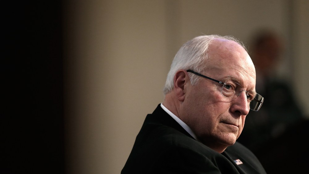 Former U.S. Vice President Dick Cheney listens during an event on May 12, 2014 in Washington, D.C. (Photo by Win McNamee/Getty)