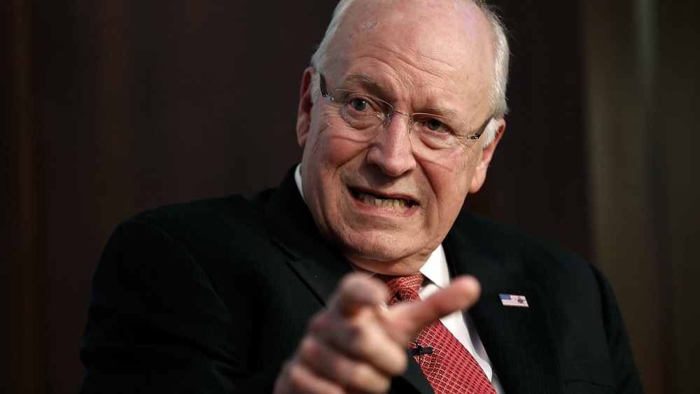Former U.S. Vice President Dick Cheney talks about his wife Lynne Cheney's book "James Madison: A Life Reconsidered" on May 12, 2014 in Washington, DC. (Win McNamee/Getty)