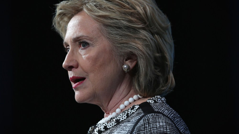 Former Secretary of State Hillary Clinton speaks at an event, May 14, 2014, in Washington, D.C.