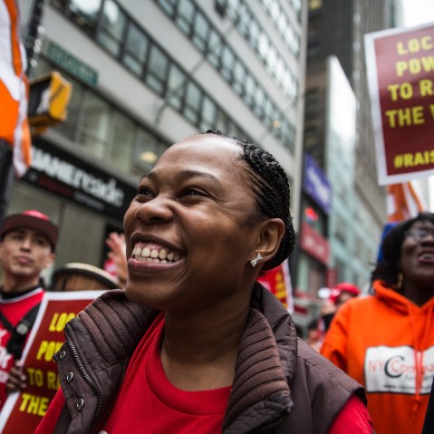 Fast Food Workers Across U.S. Rally For Increased Wages, Unionization