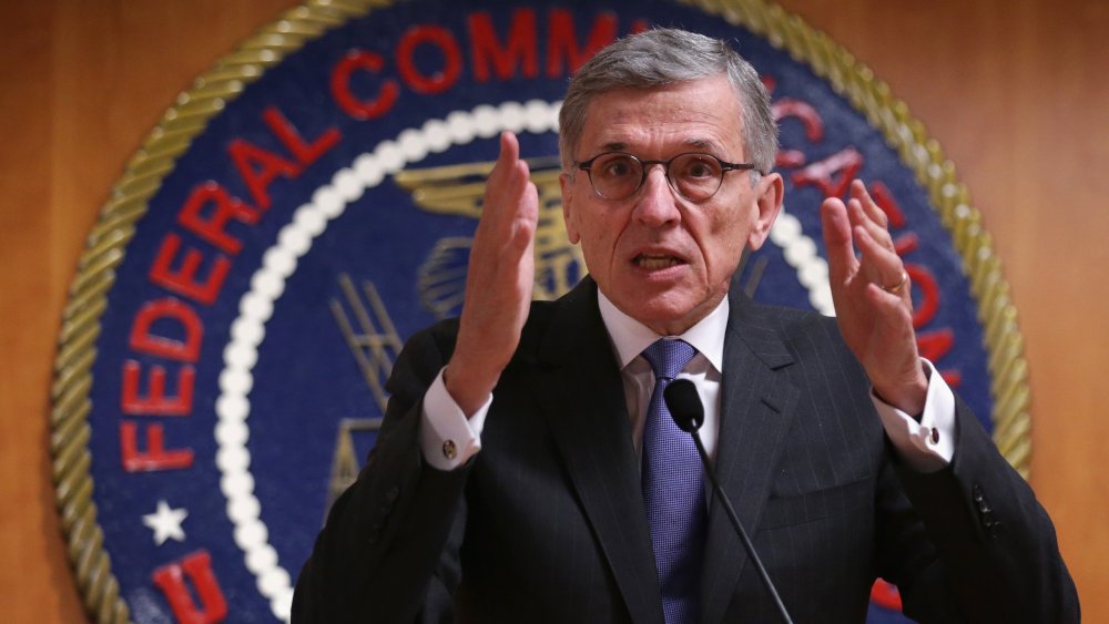 Federal Communications Commission (FCC) Chairman Tom Wheeler speaks during a news conference on May 15, 2014 at the FCC headquarters in Washington, DC.