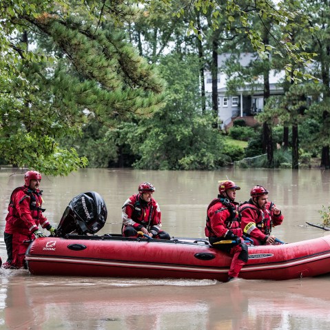 Image: South Carolina Hit By Historic Rain And Flooding (Photo by Sean Rayford/Getty)