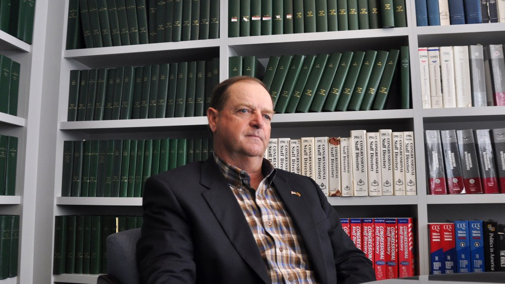 Gary Kiehne, Republican candidate from Arizona's 1st Congressional District, is pictured during an interview.