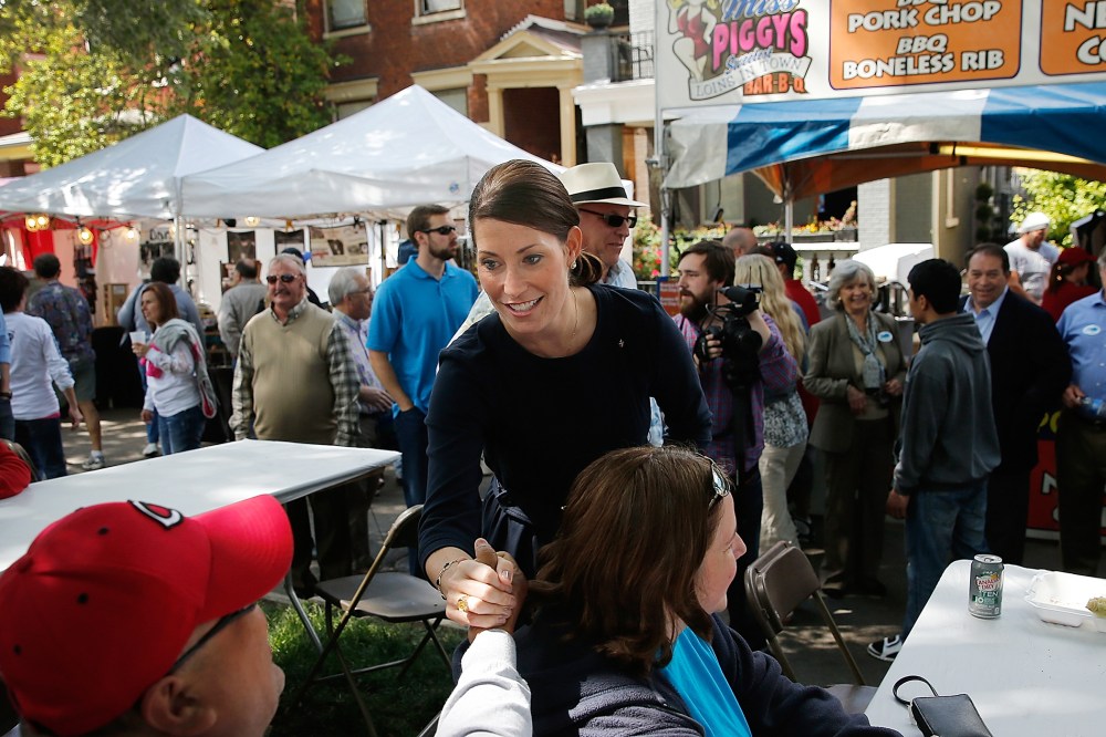 Democrat Alison Grimes Campaigns Ahead Of Kentucky Primary