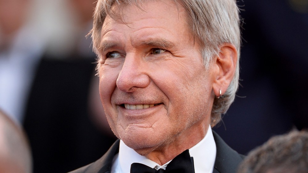 Harrison Ford attends "The Expendables 3" premiere during the 67th Annual Cannes Film Festival on May 18, 2014 in Cannes, France.