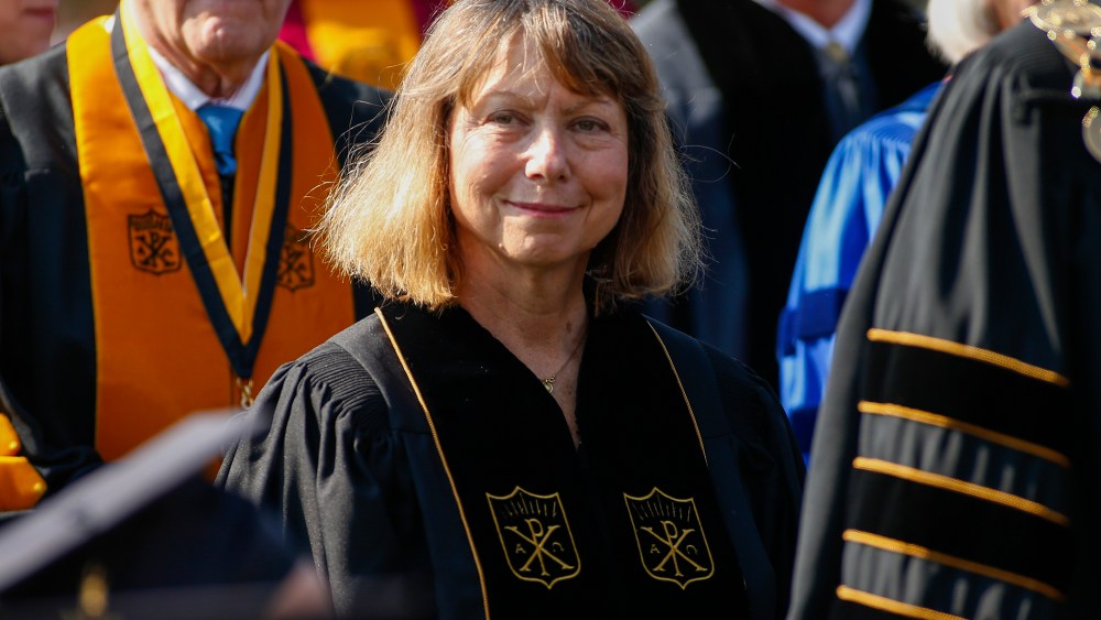 Former New York Times Executive Editor Jill Abramson Gives Commencement Address At Wake Forest University