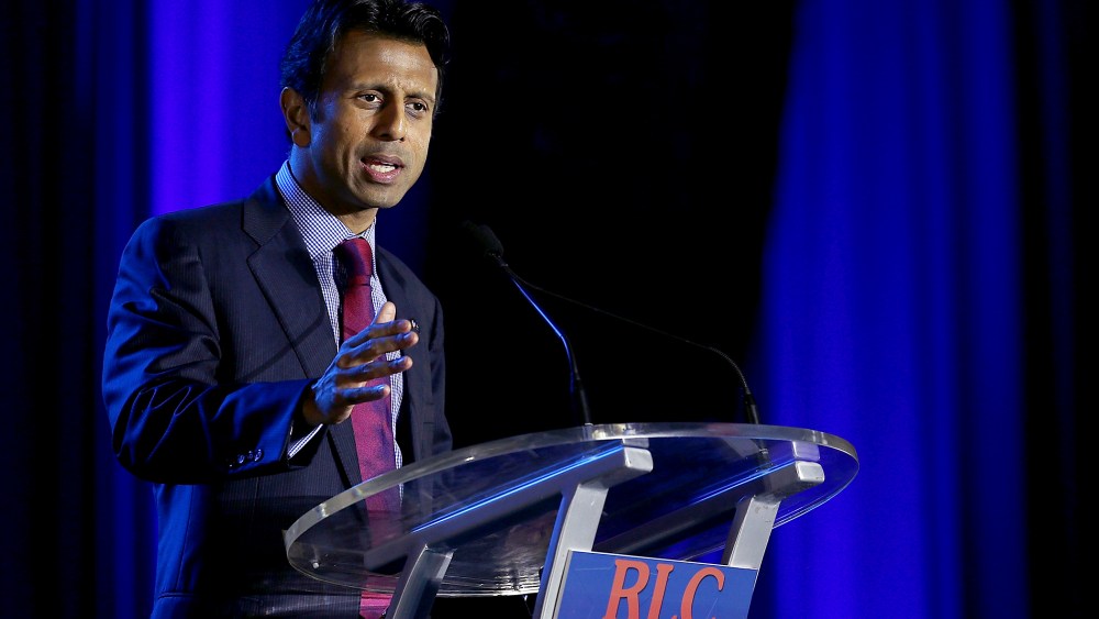 Louisiana Gov. Bobby Jindal speaks during the 2014 Republican Leadership Conference on May 29, 2014 in New Orleans, Louisiana.