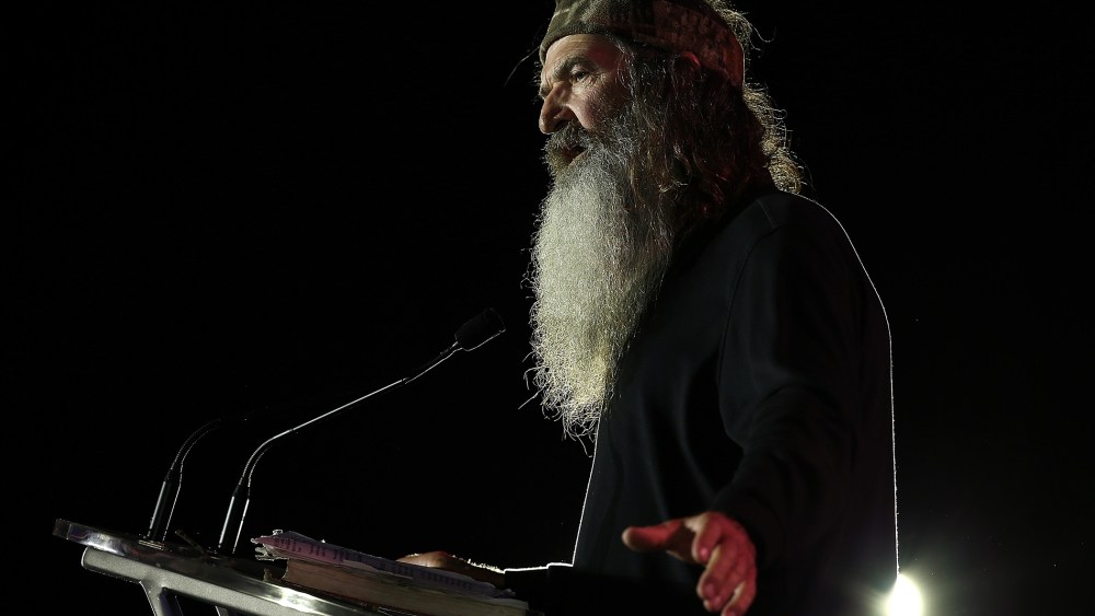 Reality TV personality Phil Robertson speaks during the 2014 Republican Leadership Conference on May 29, 2014 in New Orleans, Louisiana.