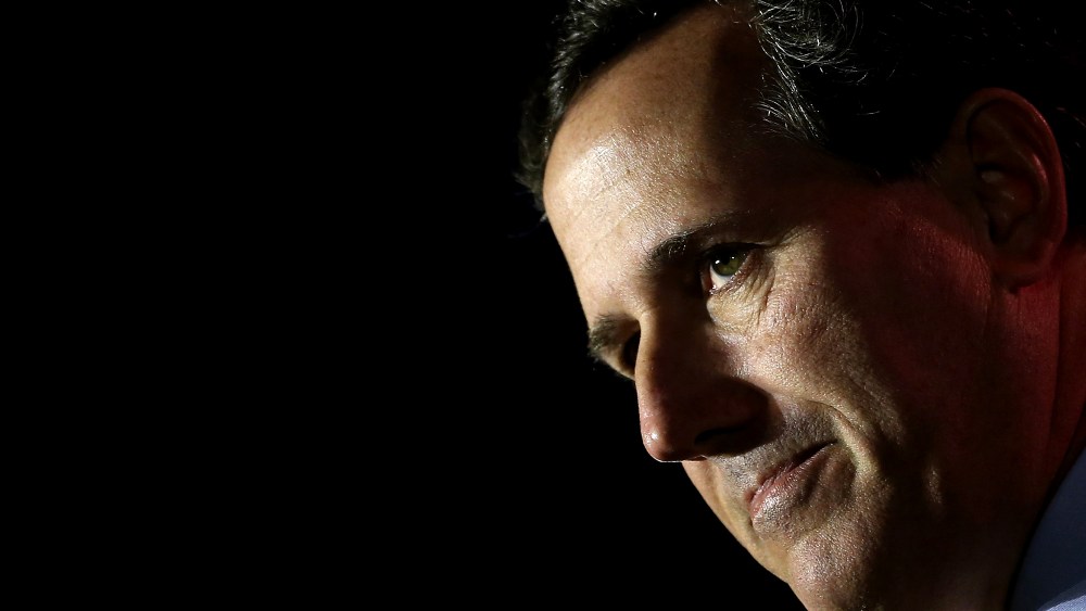 Former US Sen. Rick Santorum speaks during the final day of the 2014 Republican Leadership Conference on May 31, 2014 in New Orleans, La. (Photo by Justin Sullivan/Getty)