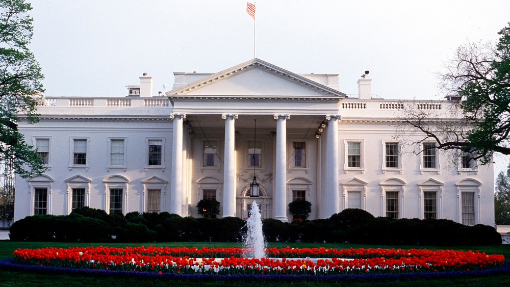 The White House in Washington, D.C. in 1993.