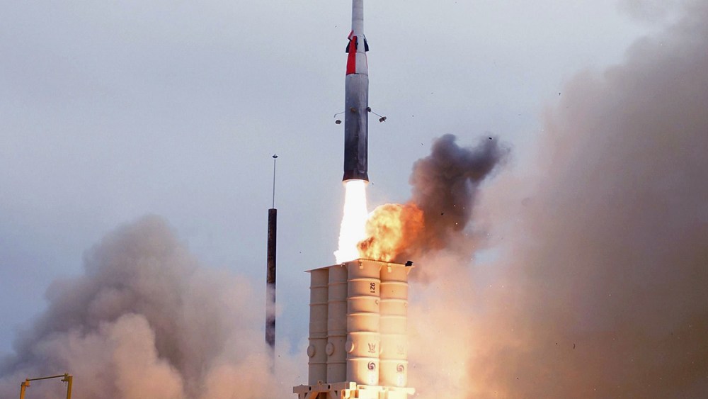 Arrow Anti-missile Missile In Successful Test