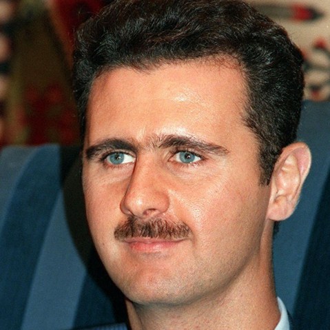 File Photo:  Picture dated 1997 shows Bashar al-Assad, son of President Hafez al-Assad. (Photo by Ramzi Haidar/AFP/Getty Images File)