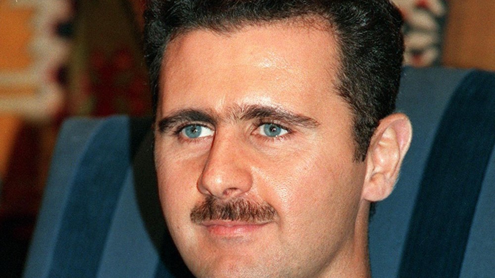 File Photo:  Picture dated 1997 shows Bashar al-Assad, son of President Hafez al-Assad. (Photo by Ramzi Haidar/AFP/Getty Images File)