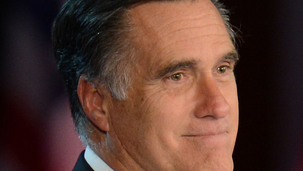 US Republican presidential candidate Mitt Romney arrives on stage to concede the election to President Barack Obama on November 7, 2012 in Boston. Obama swept to re-election, forging history again by transcending a slow economic recovery and the high...