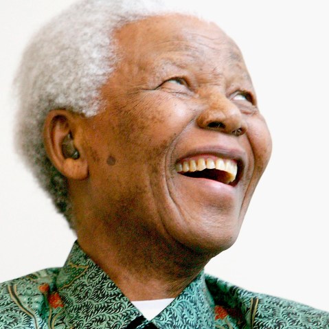 Nelson Mandela, photographed on June 11, 2005 in Tromso, Norway.