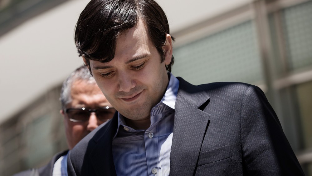 Ex-pharmaceutical executive Martin Shkreli exits the U.S. District Court for the Eastern District of New York, June 6, 2016, in the Brooklyn, New York City. (Photo by Drew Angerer/Getty)
