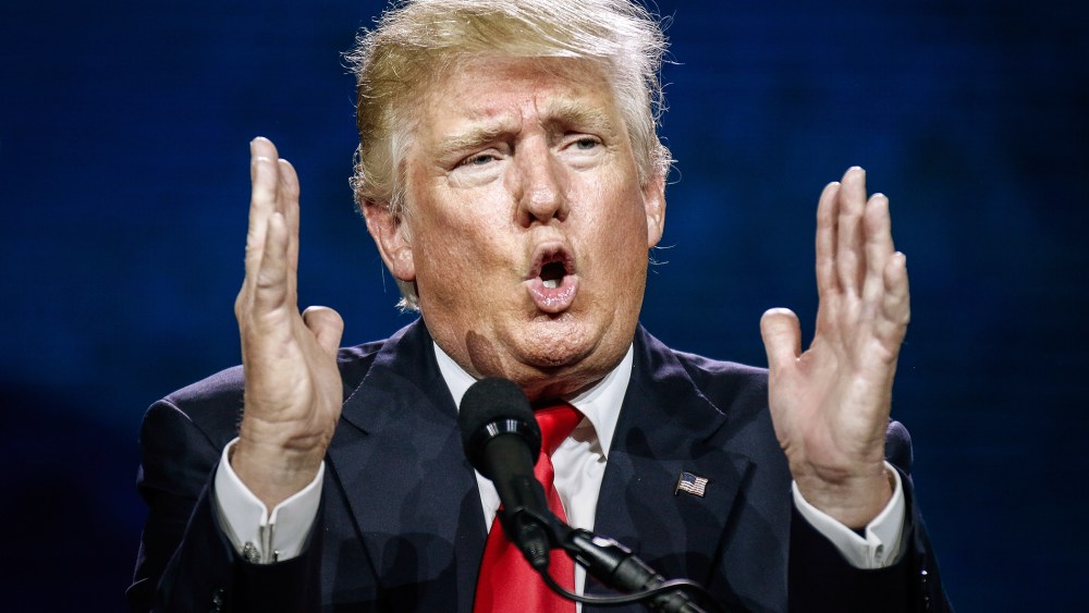 Presumptive Republican presidential candidate Donald Trump speaks at the 2016 Western Conservative Summit at the Colorado Convention Center on July 1, 2016 in Denver, Colo. (Photo by Marc Piscotty/Getty)