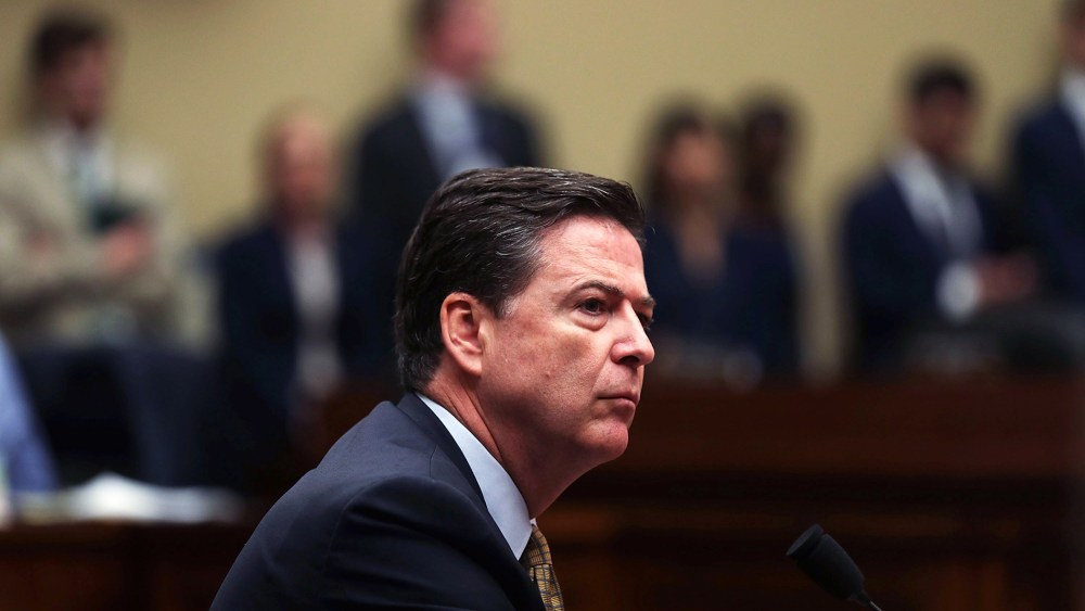FBI Director James Comey testifies during a hearing before House Oversight and Government Reform Committee on July 7, 2016 on Capitol Hill in Washington D.C. (Photo by Alex Wong/Getty)