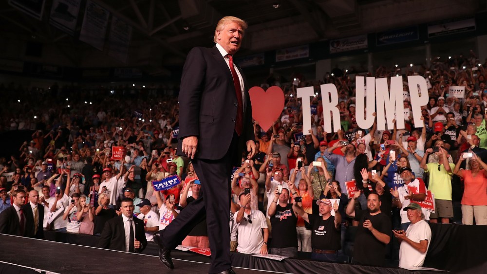 Image: ***BESTPIX*** Donald Trump Campaigns In Estero, Florida