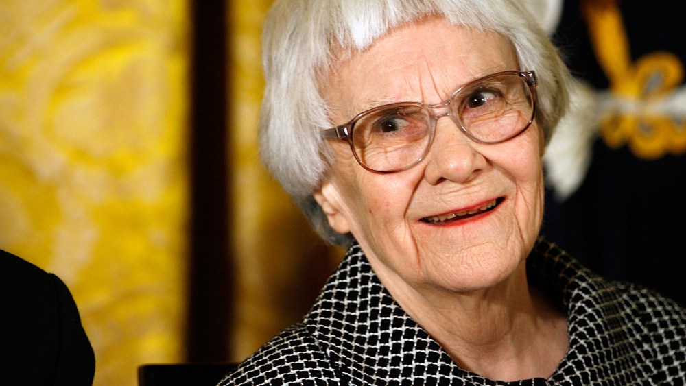 Pulitzer Prize winner and "To Kill A Mockingbird" author Harper Lee smiles before receiving the 2007 Presidential Medal of Freedom in the East Room of the White House November 5, 2007 in Washington, D.C. (Photo by Chip Somodevilla/Getty)