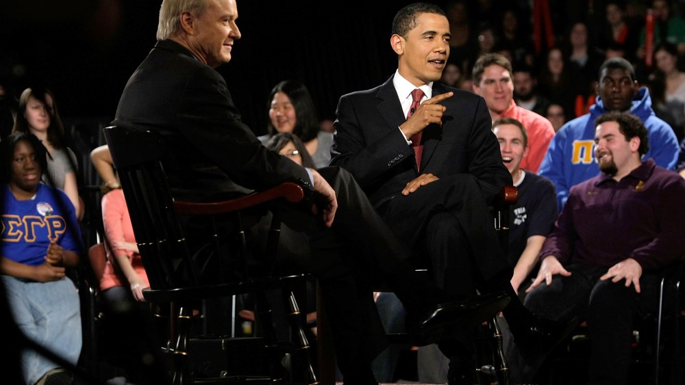 Barack Obama and Chris Matthews