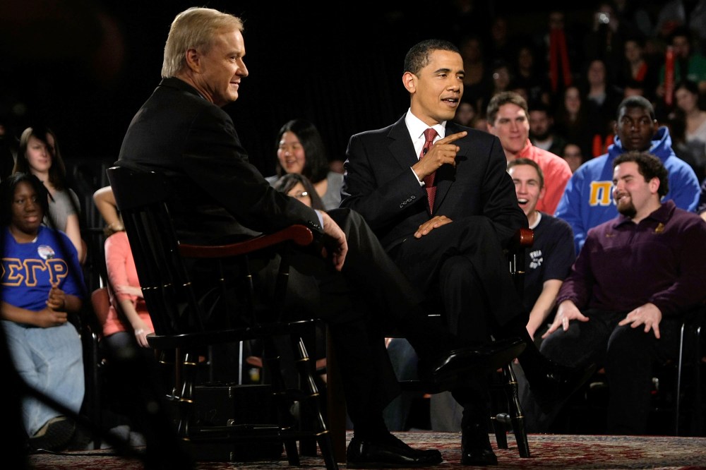 Barack Obama and Chris Matthews