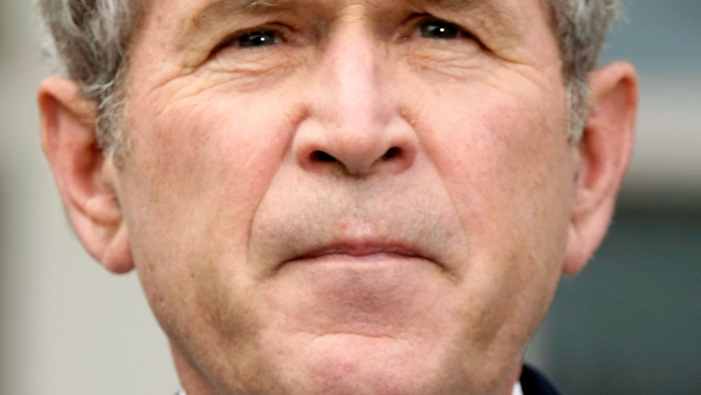 File Photo: U.S. President George W. Bush pauses as he makes a statement on the election results at the Rose Garden of the White House November 5, 2008 in Washington, DC. Bush congratulated President-elect Barack Obama on his win of the presidential...