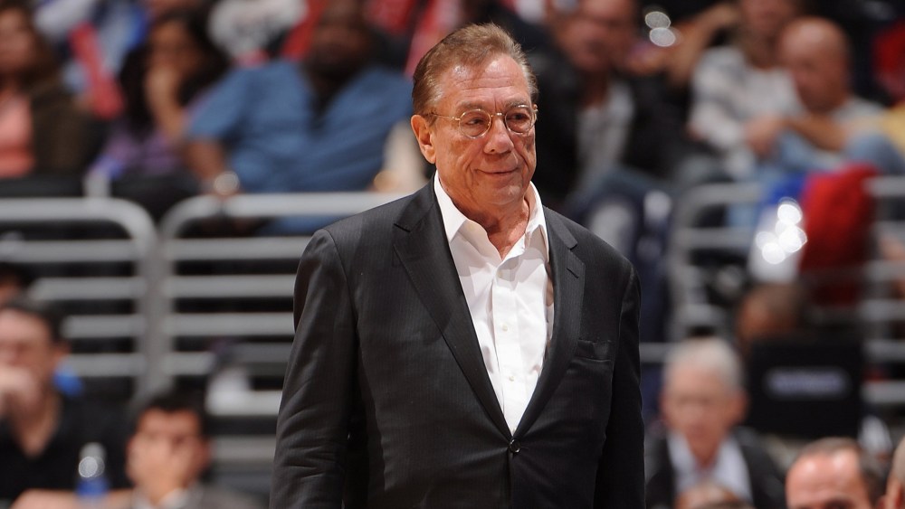 Donald Sterling at a Clippers game in 2008.