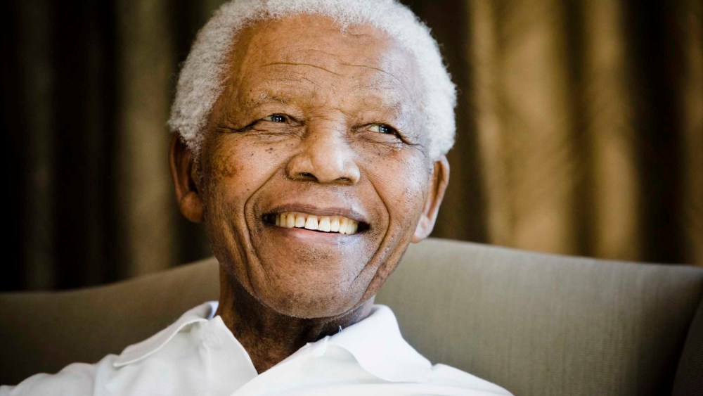 Nelson Mandela at the Nelson Mandela Foundation in Johannesburg, June 2, 2009.