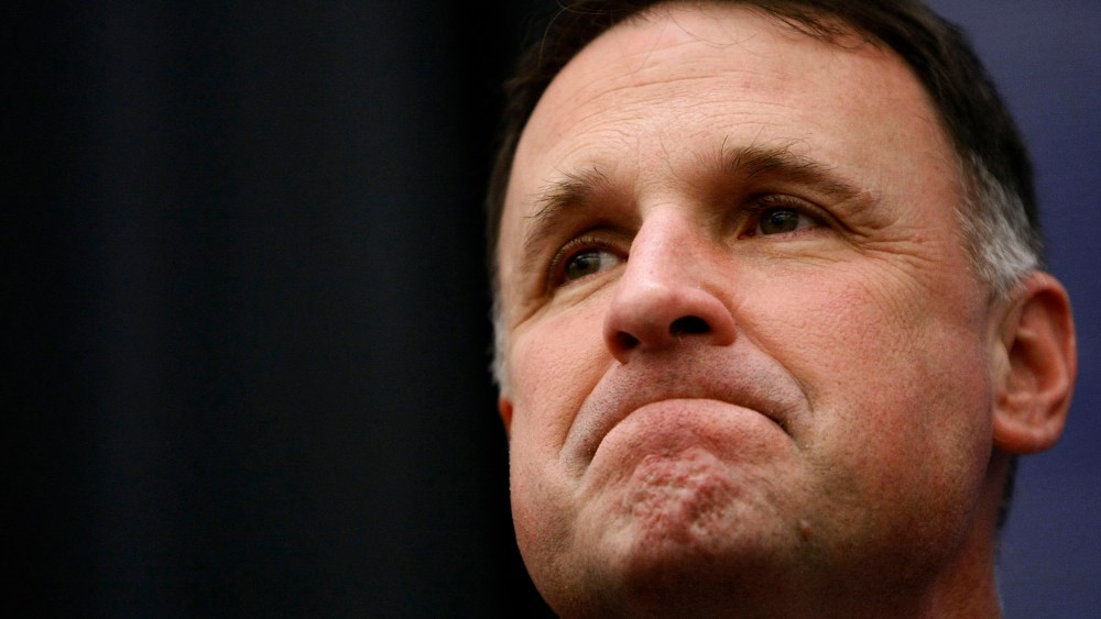 State Senator Creigh Deeds (D-VA) speaks in Richmond, Va. on Nov. 2, 2009.