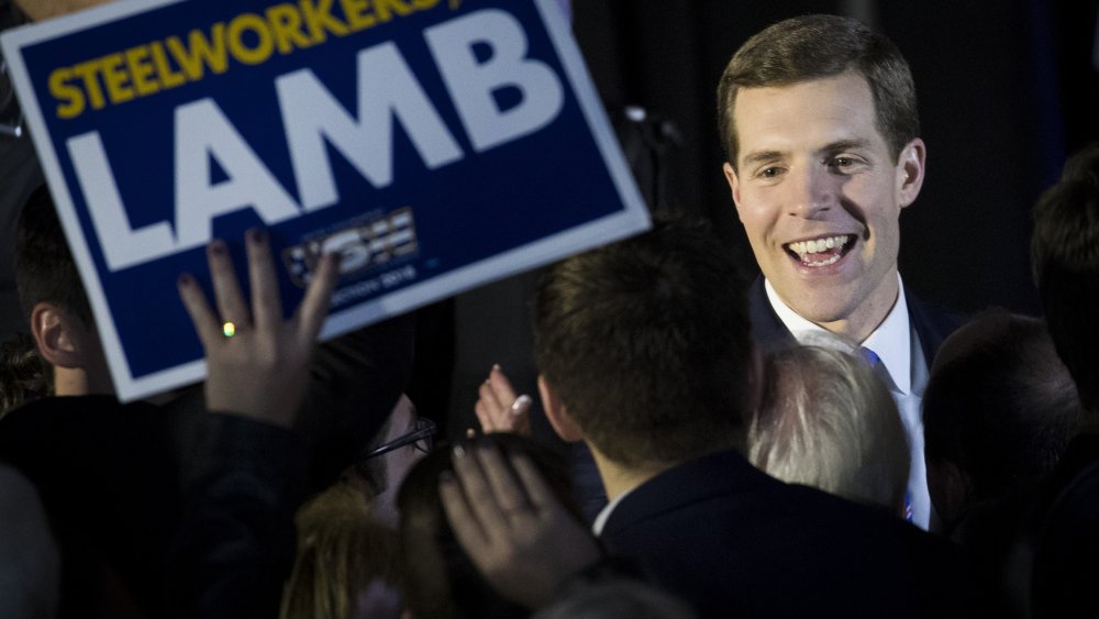 Image: Democratic Congressional Candidate Conor Lamb Holds Election Night Event