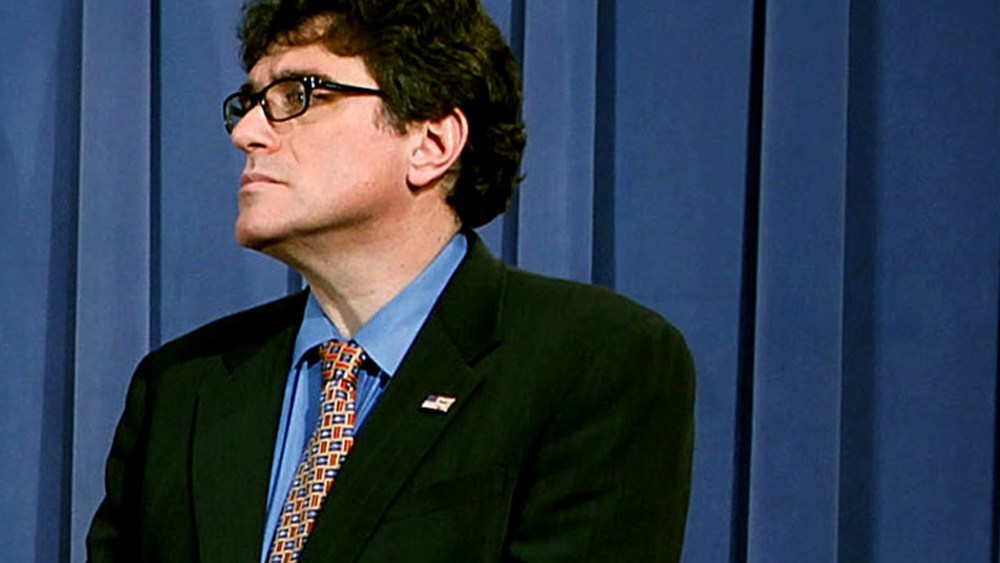 File Photo: Internal Revenue Service Deputy Commissioner Steve Miller is seen during a news conference at the Department of Justice December 16, 2009, in Washington, DC.  (Photo by Alex Wong/Getty Images, File)