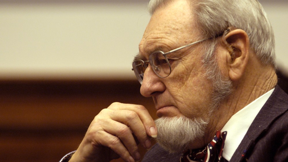 Former Surgeon General Evert Koop (Photo By Chris Maddaloni/Roll Call/Getty Images, File)