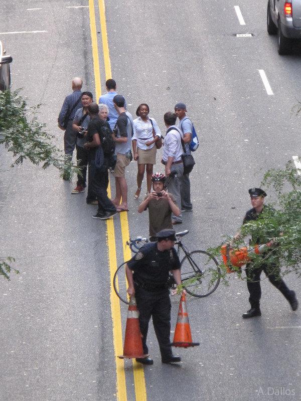 New Yorkers come out for celestial celebrity