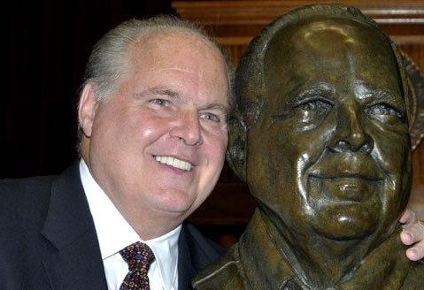 How a bronze bust of Rush Limbaugh turned into a good thing