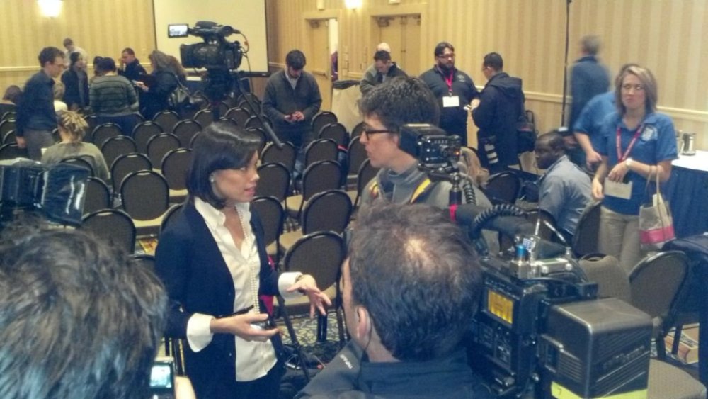 Looks like Rachel is already at work in New Hampshire