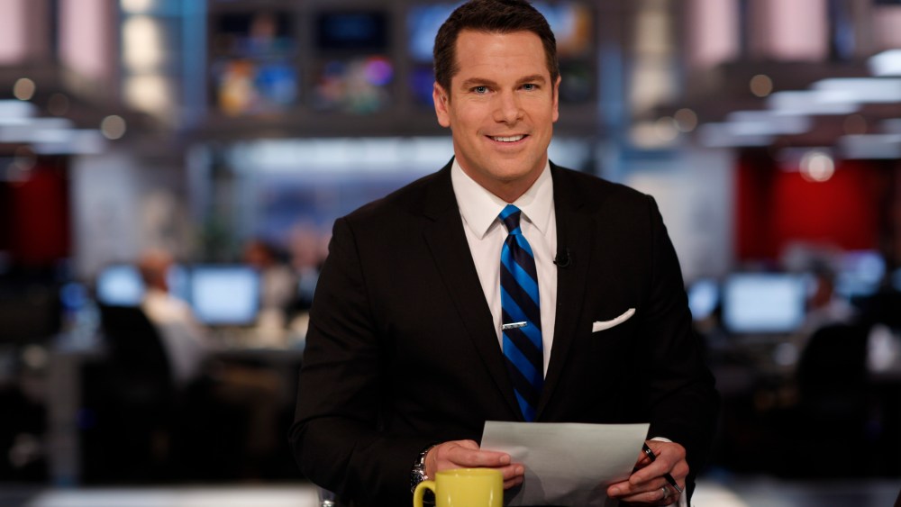 Thomas Roberts on set.