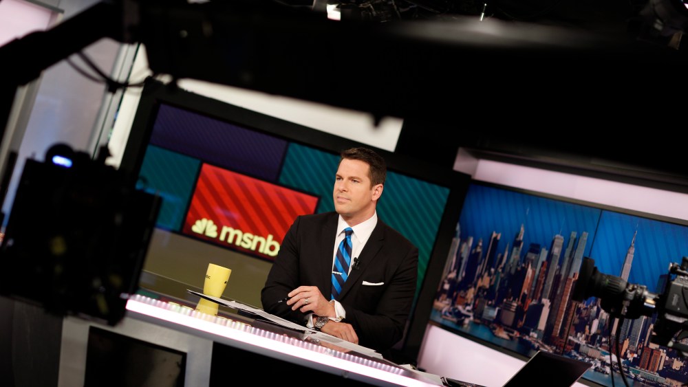 Thomas Roberts on set.
