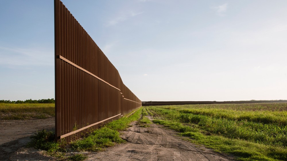 A section of the border fence ends along Avilia, off Military Highway, between Brownsville and McAllen, Texas. (Photo by Bryan Schutmaat for MSNBC)