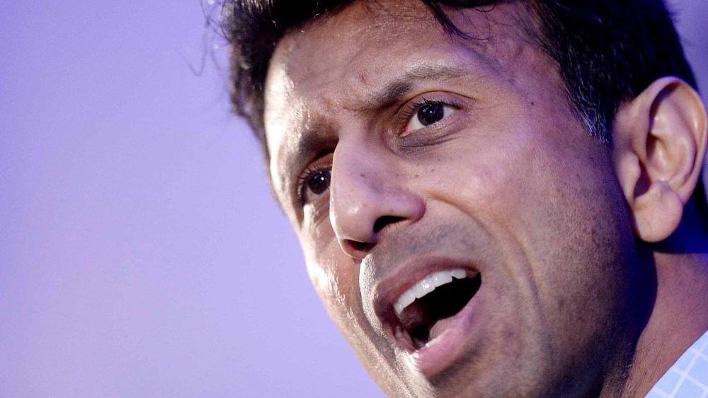 Governor Bobby Jindal (R-LA) and potential 2016 GOP candidate speaks at a APPs State luncheon discussion on Common Core at the Mayflower Hotel on Feb. 5, 2015 in Washington, DC.