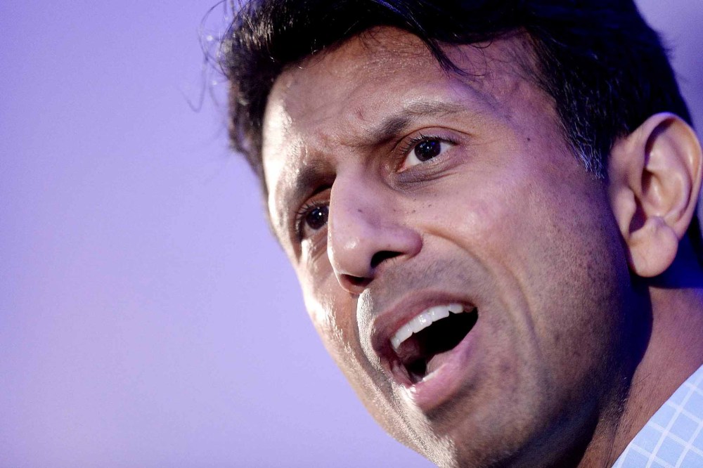 Governor Bobby Jindal (R-LA) and potential 2016 GOP candidate speaks at a APPs State luncheon discussion on Common Core at the Mayflower Hotel on Feb. 5, 2015 in Washington, DC.