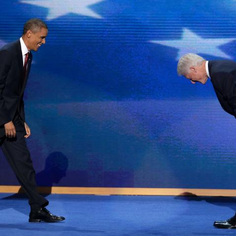 Final Spin: President Clinton hits it out of the park