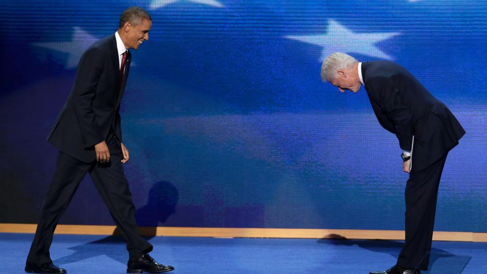 Final Spin: President Clinton hits it out of the park