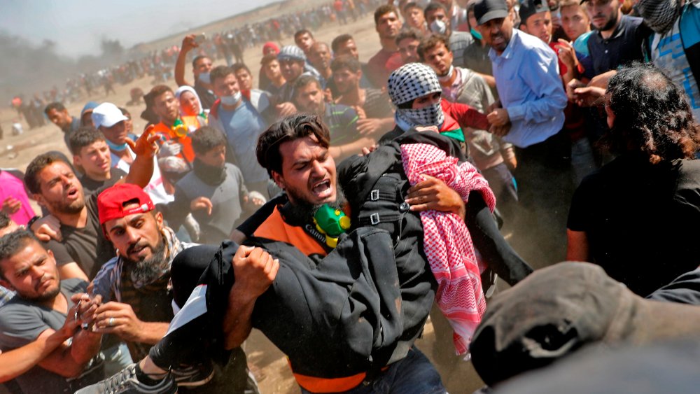 Image: PALESTINIAN-ISRAEL-US-CONFLICT