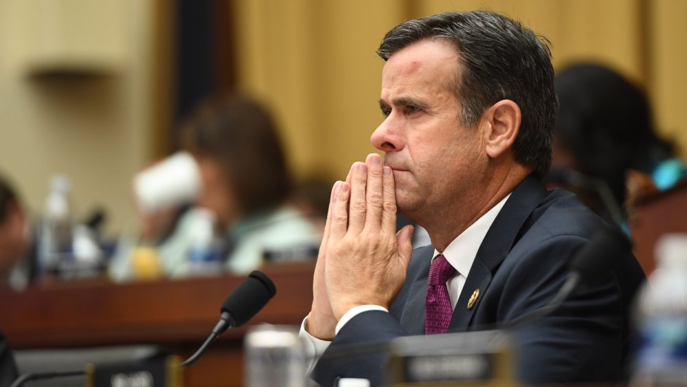 In this file photo taken on July 24, 2019 Representative John Ratcliffe, Republican of Texas, listens as former Special Counsel Robert Mueller testifies in Washington, D.C.