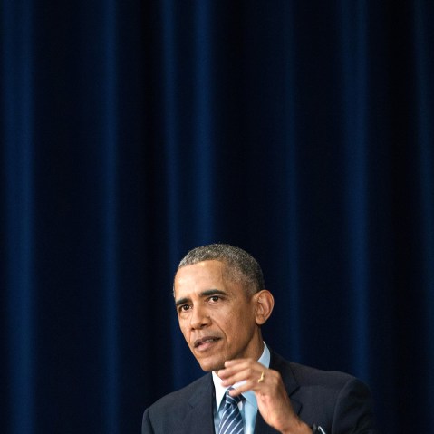 President Barack Obama speaks during an event in Washington, D.C, on March 14, 2016. (Photo by Nicholas Kamm/AFP/Getty)