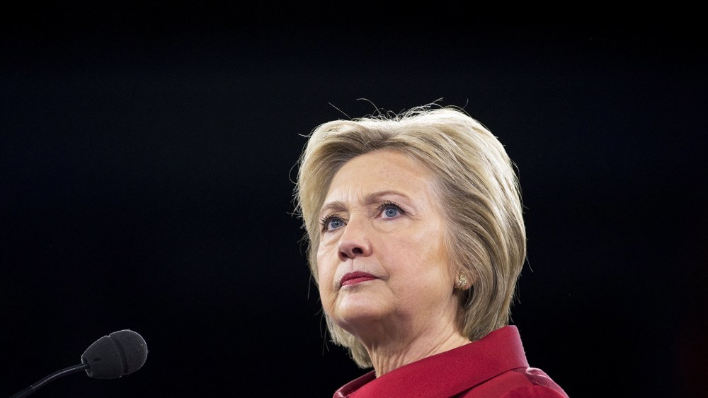 Democratic presidential hopeful former Secretary of State Hillary Clinton arrives to speak at an event in Washington, D.C., March 21, 2016. (Photo by Saul Loeb/AFP/Getty)