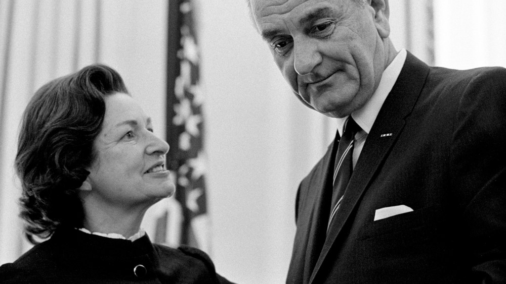 Lady Bird Johnson, President Lyndon B. Johnson